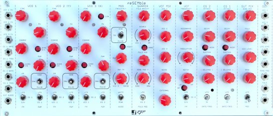 reSEMble all-in-one Eurorack synthesizer module
