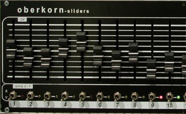 Eurorack Module sl-16 oberkorn sliders left side from Analogue Solutions