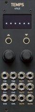 Eurorack Module TEMPS Utile /// Master Clock /// Black & Gold Panel from Other/unknown