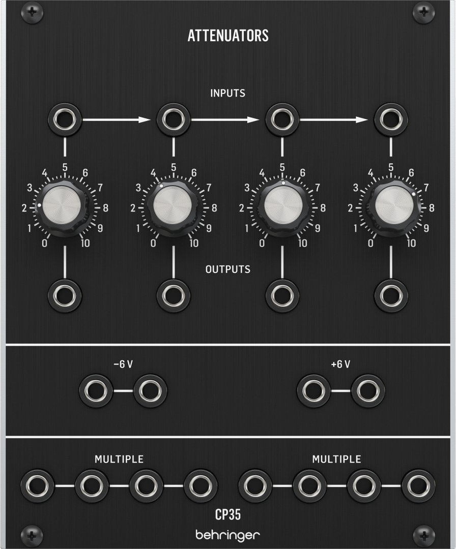 Behringer CP35 Attenuators Eurorack Module on ModularGrid