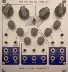 Eurorack Module MSK 013 Middle Path VCO from North Coast Synthesis