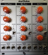 Eurorack Module AteOhAte Toms X3 from Hexinverter Électronique