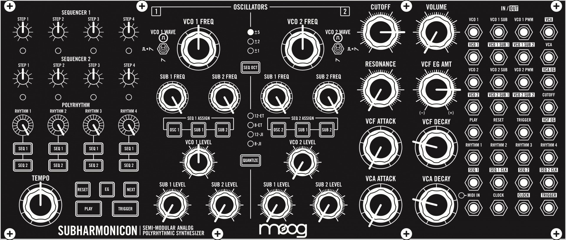 Moog Music Inc. Subharmonicon (2020 edition) | ModularGrid