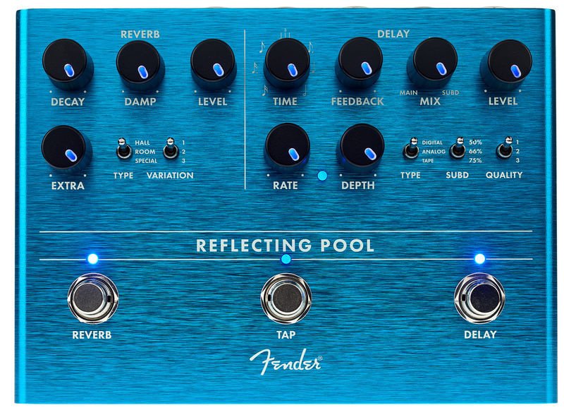 Fender Reflecting Pool Delay Reverb - Pedal on ModularGrid