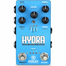 Hydra Stereo Reverb & Tremolo Effects Pedal 
