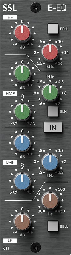 Solid State Logic E-Series EQ Module - 500 Series Module on ModularGrid