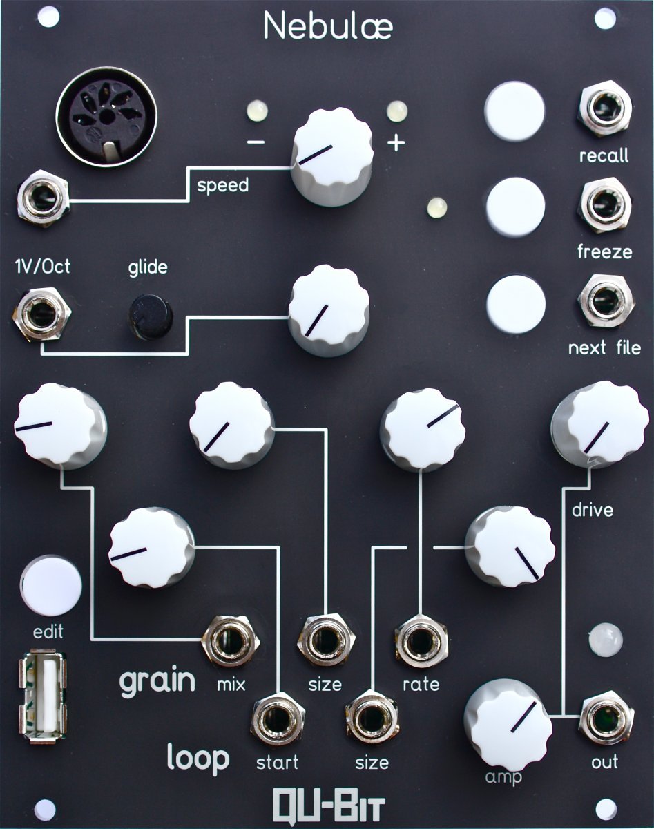 QuBit Electronix Nebulæ (Black Panel) Eurorack Module on ModularGrid