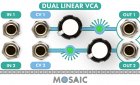 Dual Linear VCA (White Panel)