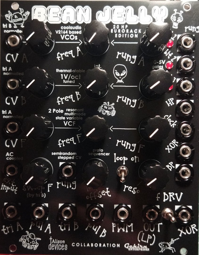 Other/unknown Alizon Devices Bean Jelly (20 hp Benjolin+) Eurorack