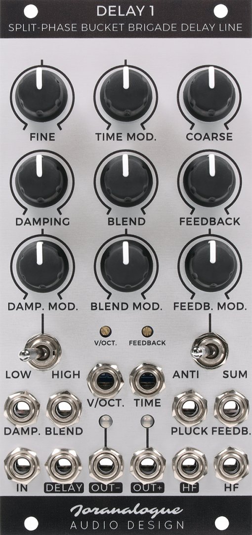 Joranalogue Audio Design Delay 1 Eurorack Module on ModularGrid