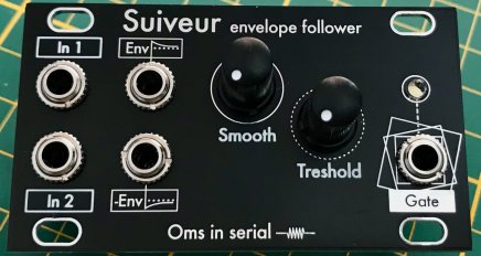 Eurorack Module Suiveur 1U from Oms In Serial