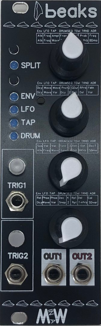 【美品・生産終了】mutable instruments peaks Mutable Instruments Peaks— Clockface Modular