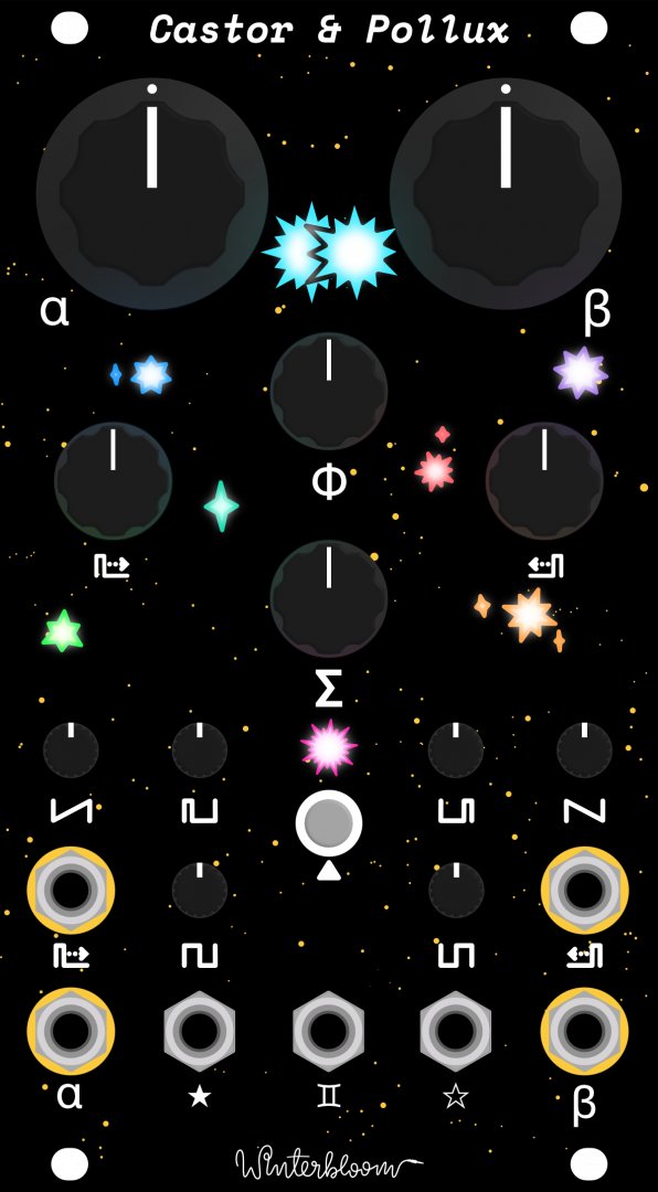 Winterbloom Castor & Pollux II Eurorack Module on ModularGrid