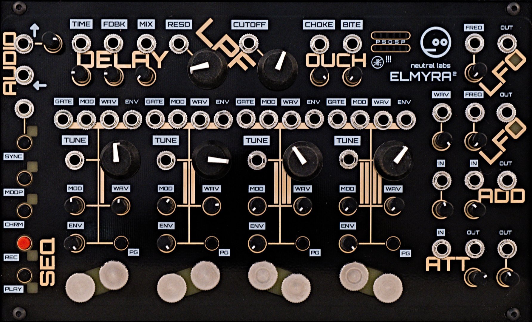Neutral Labs Elmyra 2 Eurorack Module on ModularGrid
