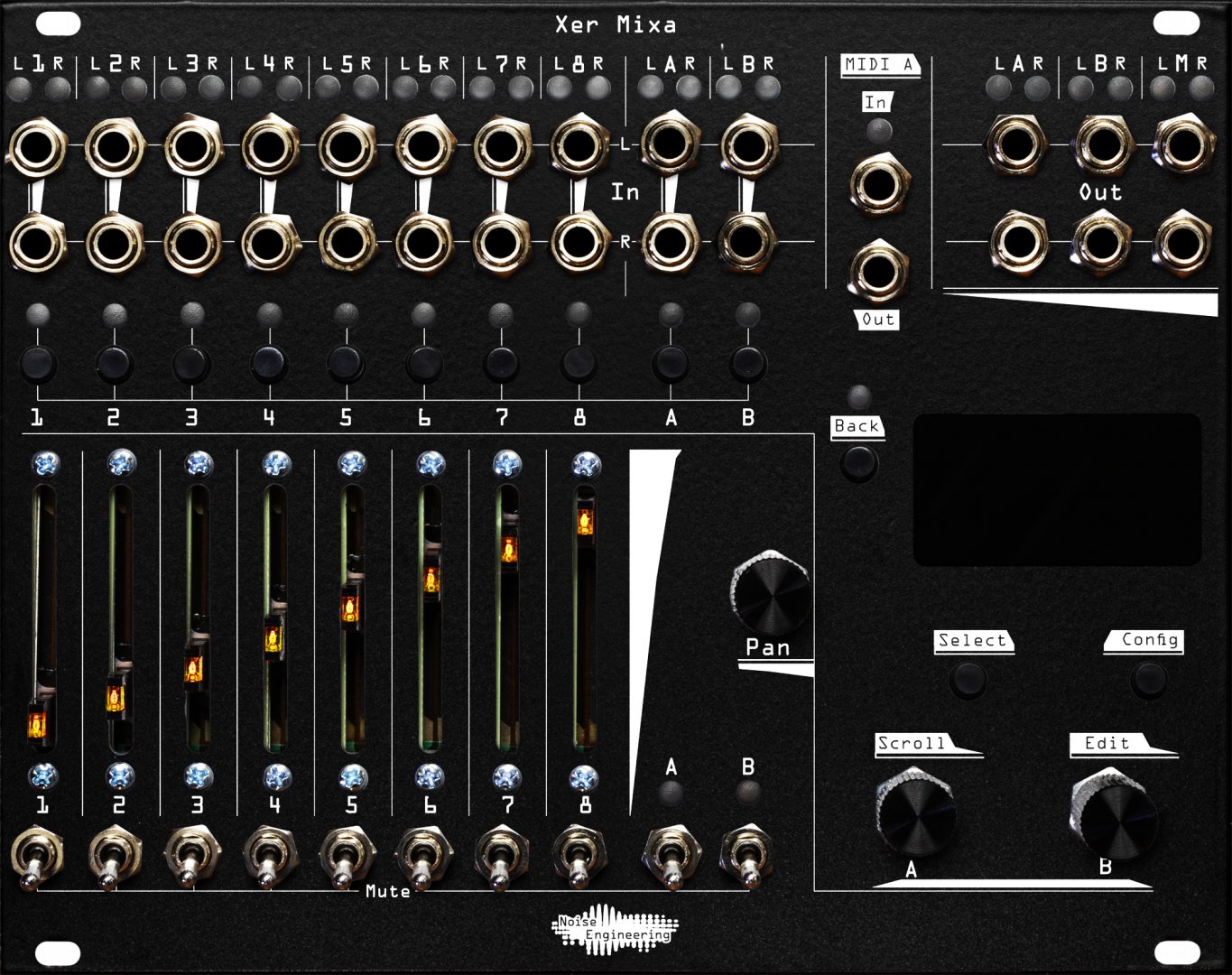 Noise Engineering Xer Mixa Eurorack Module on ModularGrid