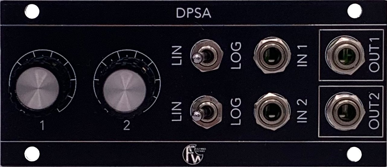 Fully Wired Electronics Dual Passive Stereo Attenuator (1U) Eurorack