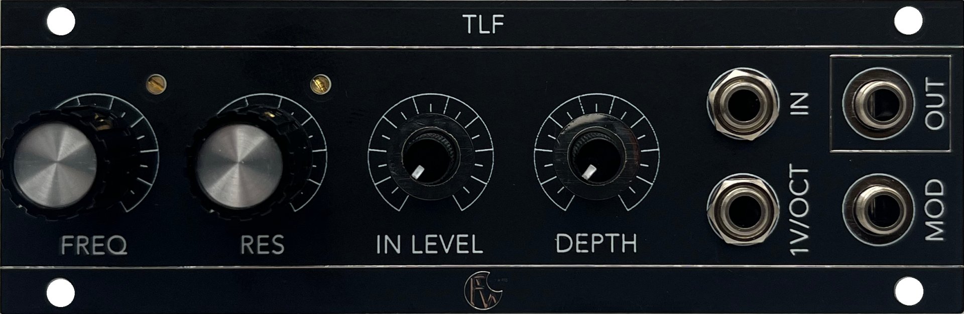 Fully Wired Electronics Transistor Ladder Filter (1U) Eurorack Module