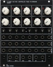 Eurorack Module ADDAC601 Fixed Filter Bank w/ newer specs (black)  from ADDAC System
