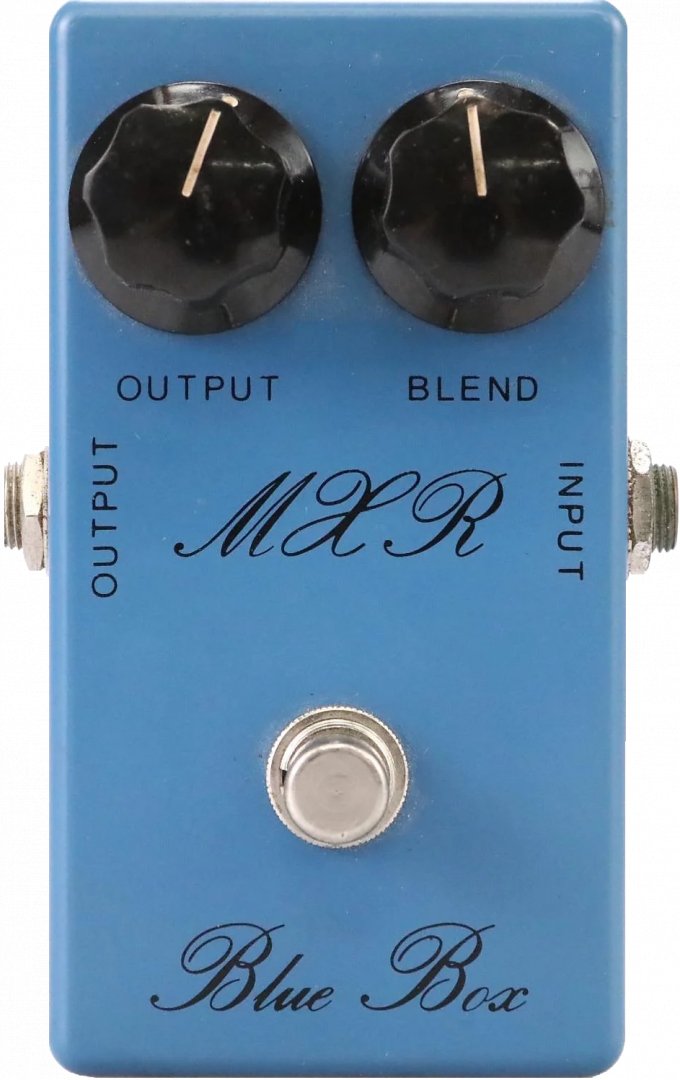MXR Blue Box スクリプトロゴ MXR Blue Box (Script Logo)（ビンテージ）【楽器検索デジマート】
