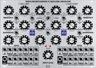 Triple Midside/Stereo Discrete VC Equalizer/Resonator