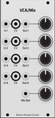Eurorack Module VCA Mixer (DUPLICATE) from Barton Musical Circuits