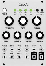 Eurorack Module Mutable Instruments Clouds (Grayscale panel) from Grayscale