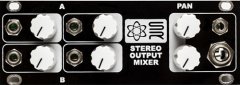 1U Stereo Output Mixer