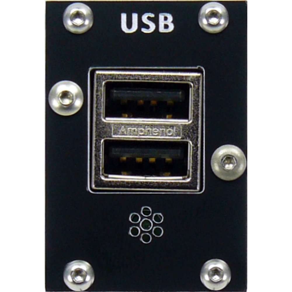 Pulp Logic USB Power black Eurorack Module on ModularGrid