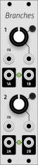 Mutable Instruments Branches (Grayscale panel)