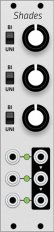 Mutable Instruments Shades (Grayscale panel)