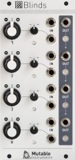Eurorack Module Blinds from Mutable instruments