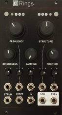 Mutable Instruments Rings (Black Magpie panel)